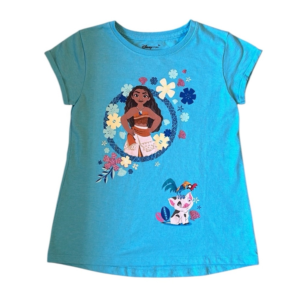 Disney Moana Fashion Tee Girls Size Medium (7/8)